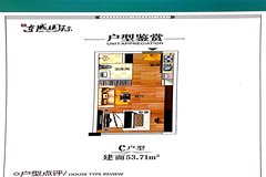 1室1厅1卫0厨 