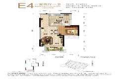 1室2厅1卫0厨 