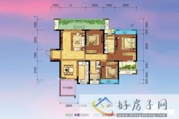 3室2厅2卫0厨 