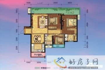 3室2厅2卫0厨 