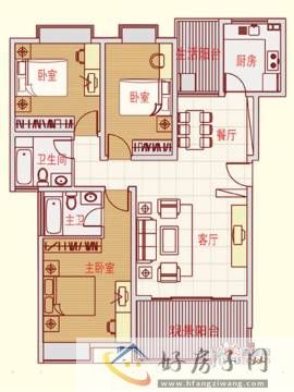 3室2厅2卫0厨 