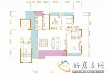 3室2厅2卫0厨 