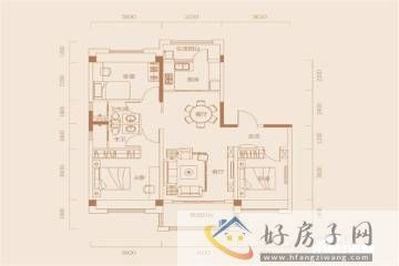 3室2厅2卫0厨 