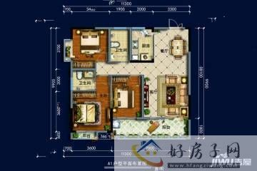 3室2厅2卫0厨 