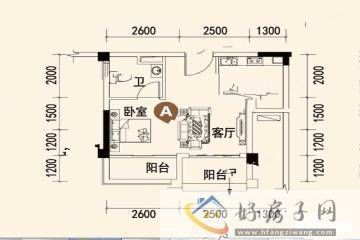 1室1厅1卫0厨 
