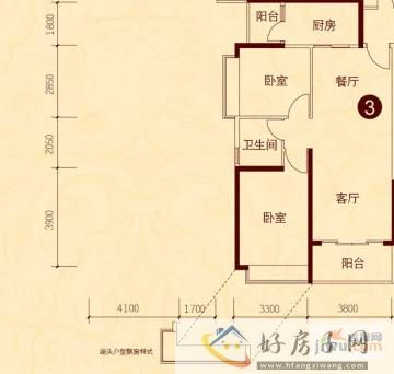 2室2厅1卫0厨 