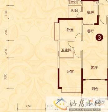 2室2厅1卫0厨 