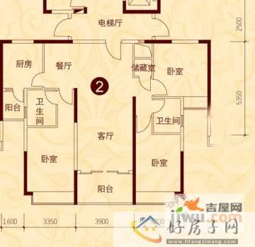 3室2厅2卫0厨 