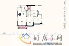 3室2厅1卫0厨 
