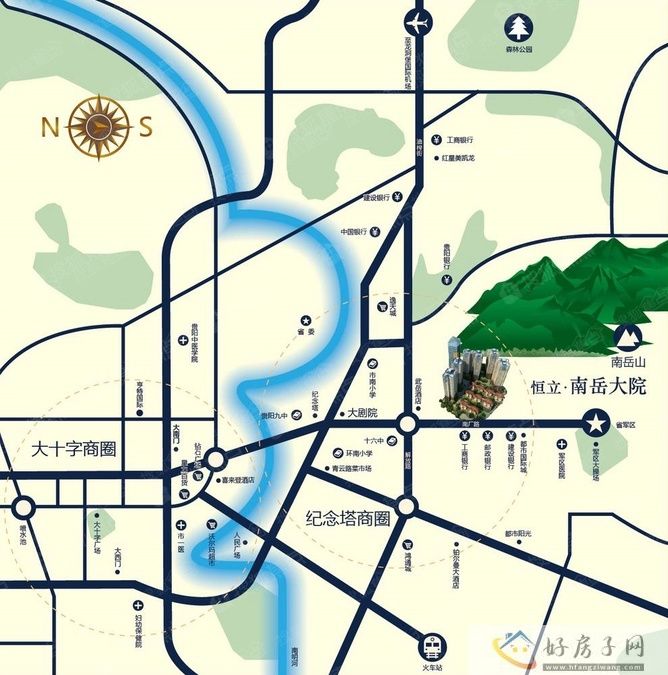 位置交通图