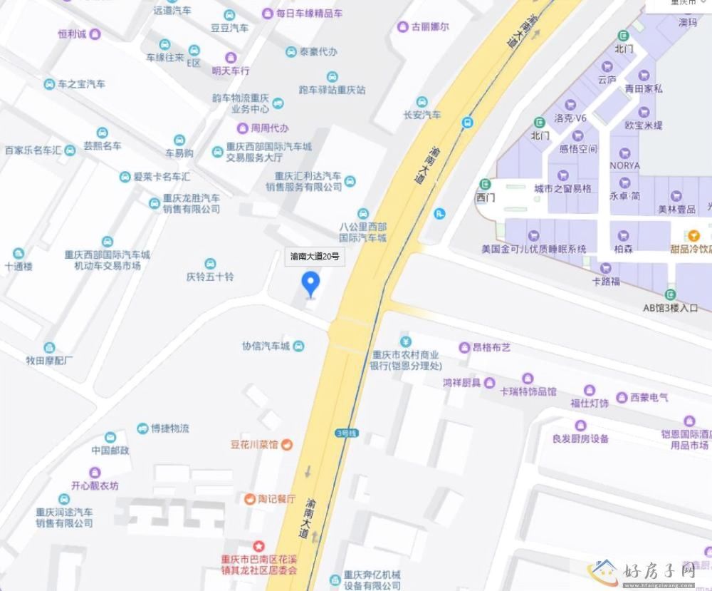 位置交通图