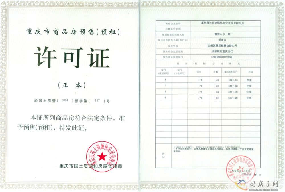 楼盘证照