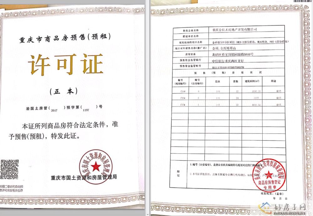 楼盘证照