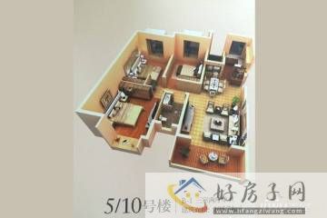 3室2厅1卫0厨 