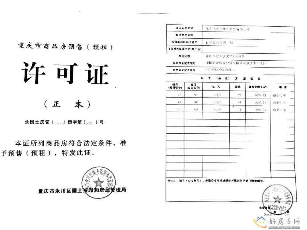 楼盘证照