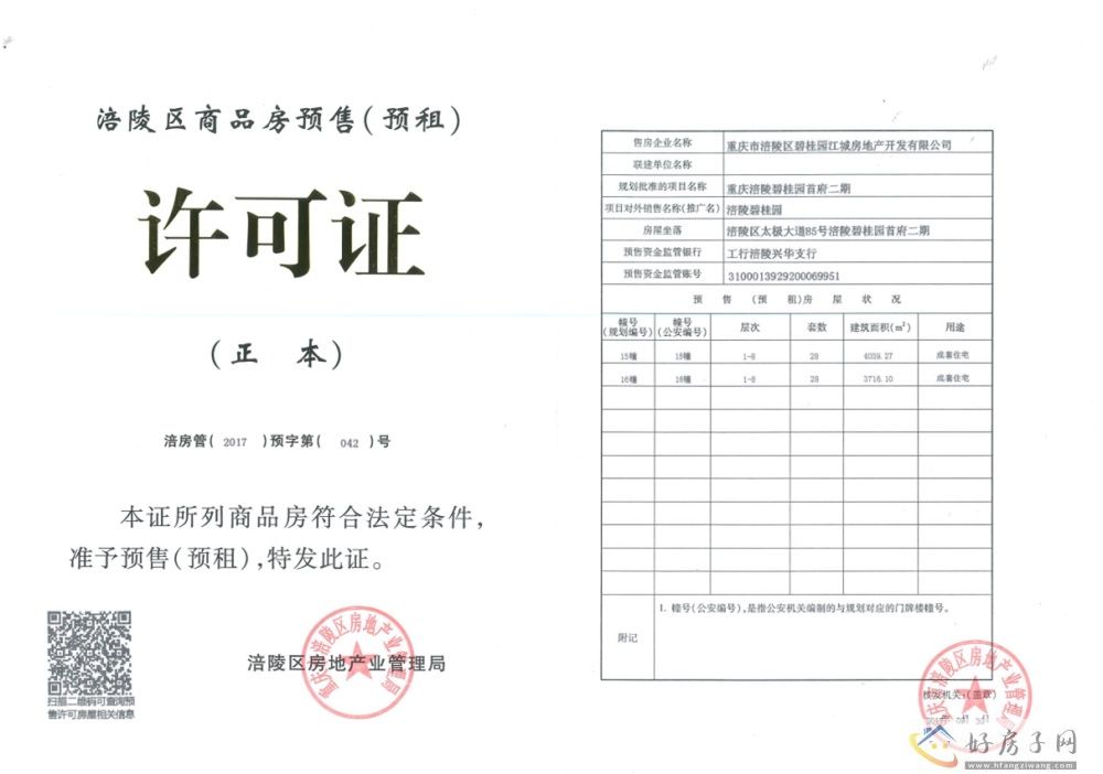 楼盘证照