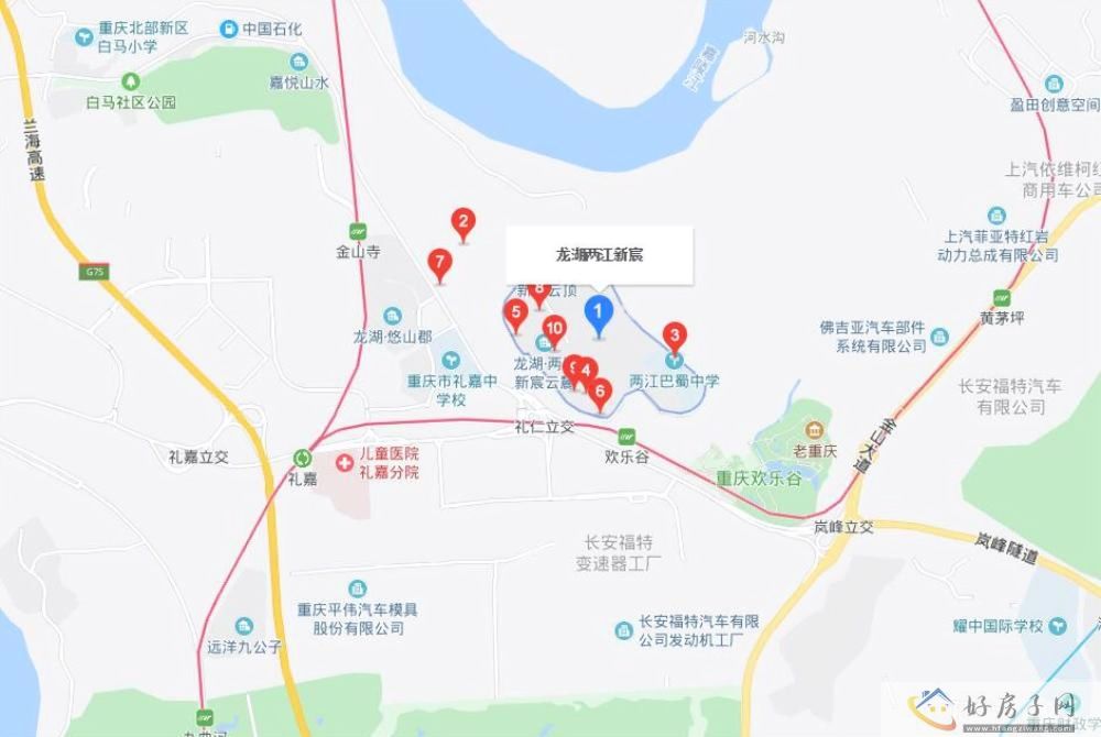 位置交通图