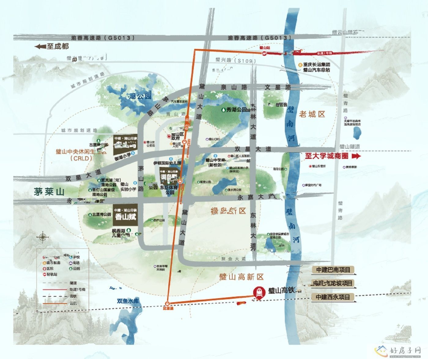 位置交通图