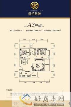 2室2厅1卫0厨 