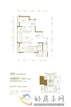 3室2厅2卫0厨 