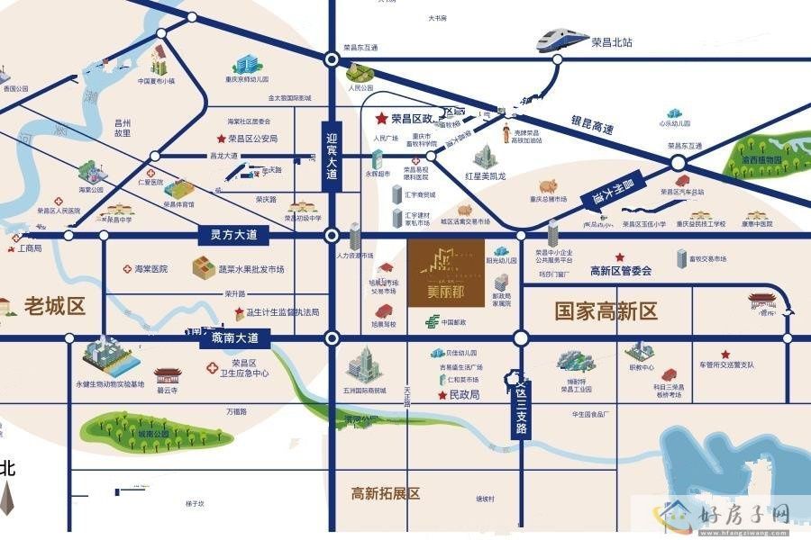 位置交通图