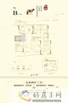 5室2厅3卫0厨 