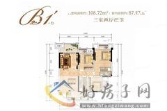 3室2厅2卫0厨 