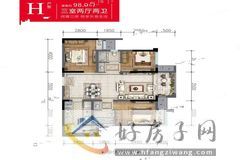 3室2厅2卫0厨 