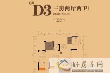 3室2厅2卫0厨 