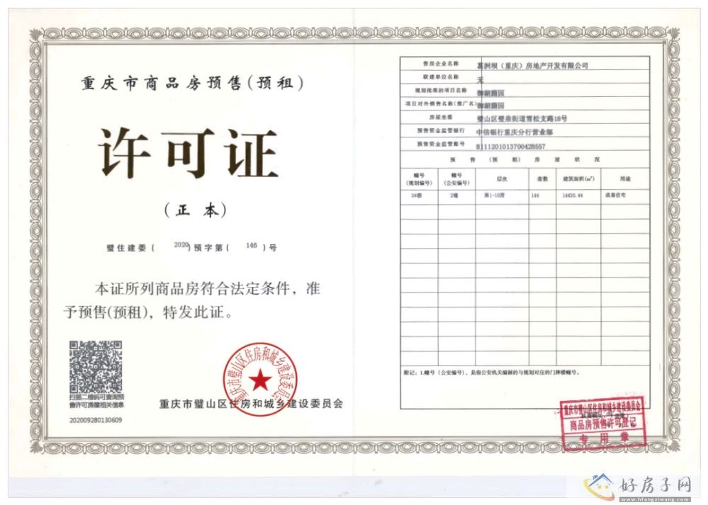 楼盘证照