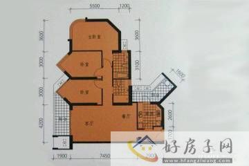 3室2厅2卫0厨 