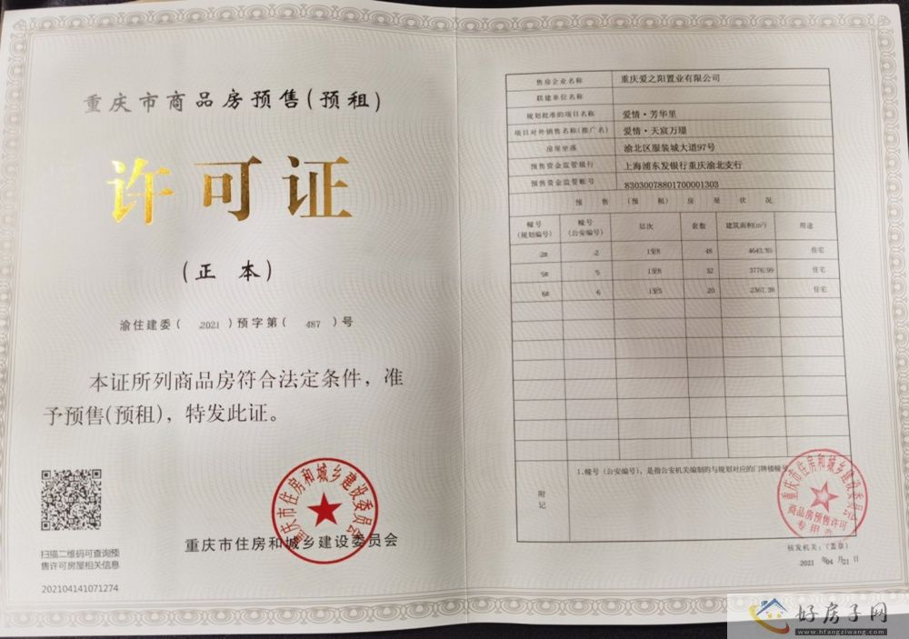 楼盘证照