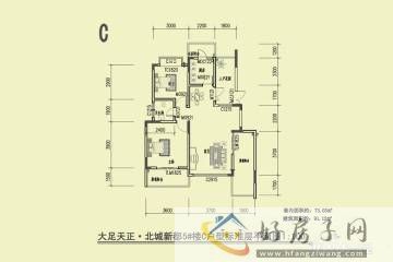 2室2厅1卫0厨 