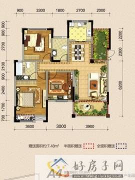 3室2厅2卫0厨 