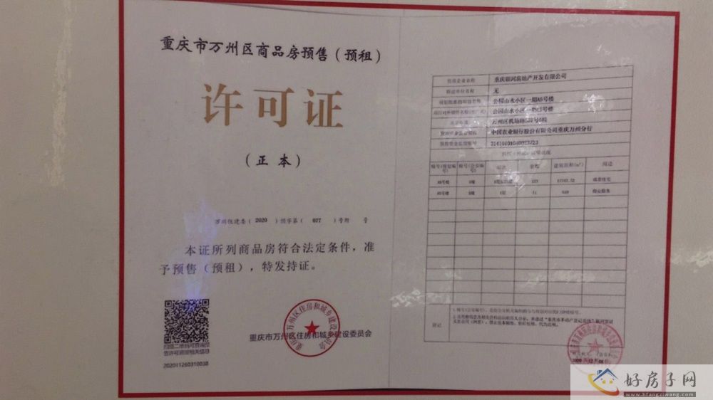 楼盘证照