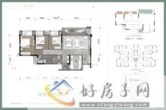 3室2厅2卫0厨 