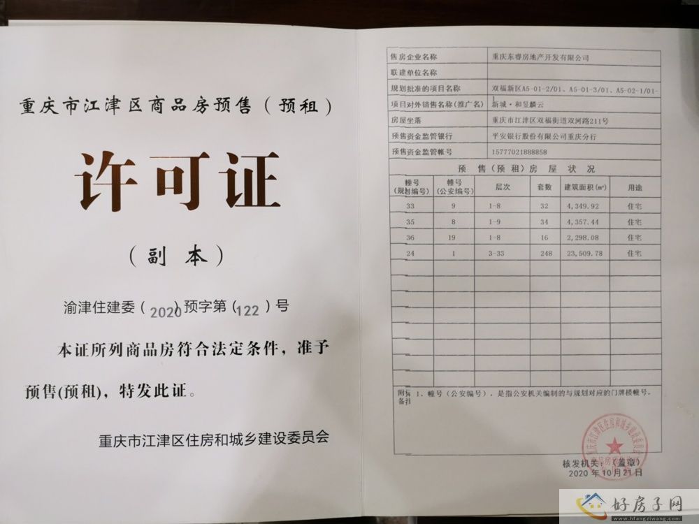 楼盘证照
