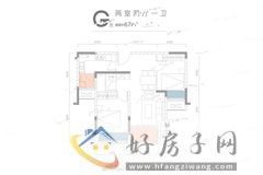 2室2厅1卫0厨 