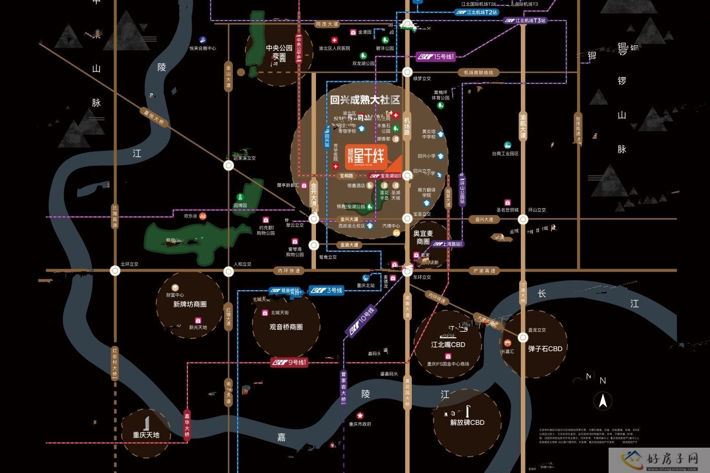 位置交通图