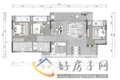 3室2厅2卫0厨 