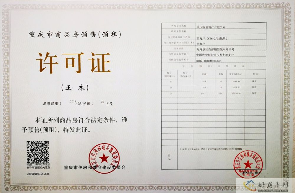 楼盘证照