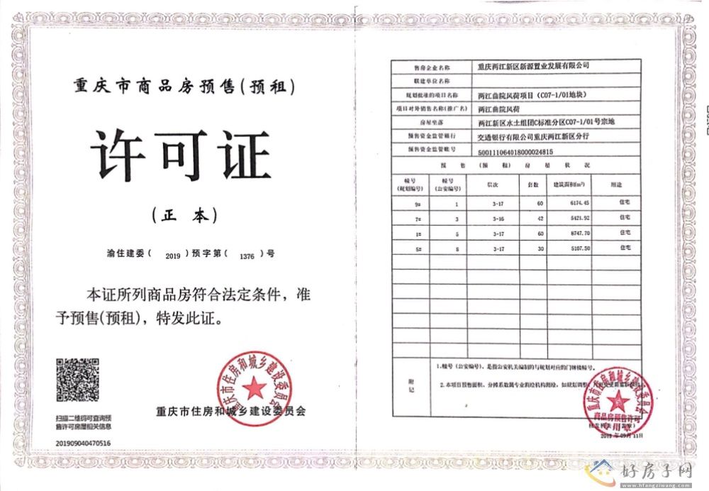 楼盘证照