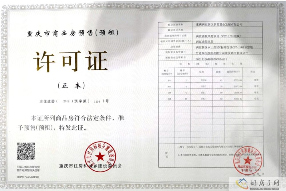 楼盘证照