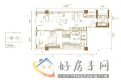 1室1厅1卫0厨 