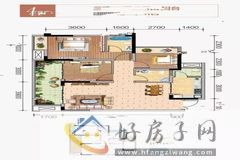 3室2厅2卫0厨 