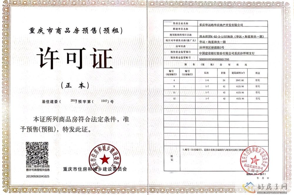 楼盘证照