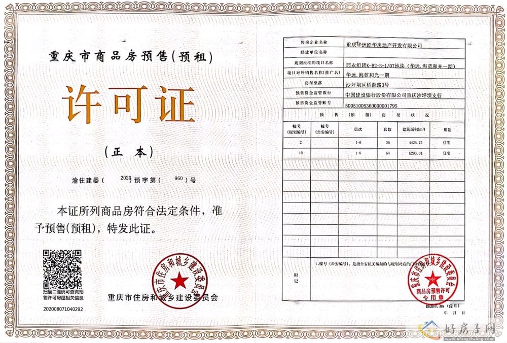 楼盘证照