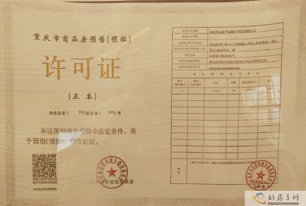 楼盘证照