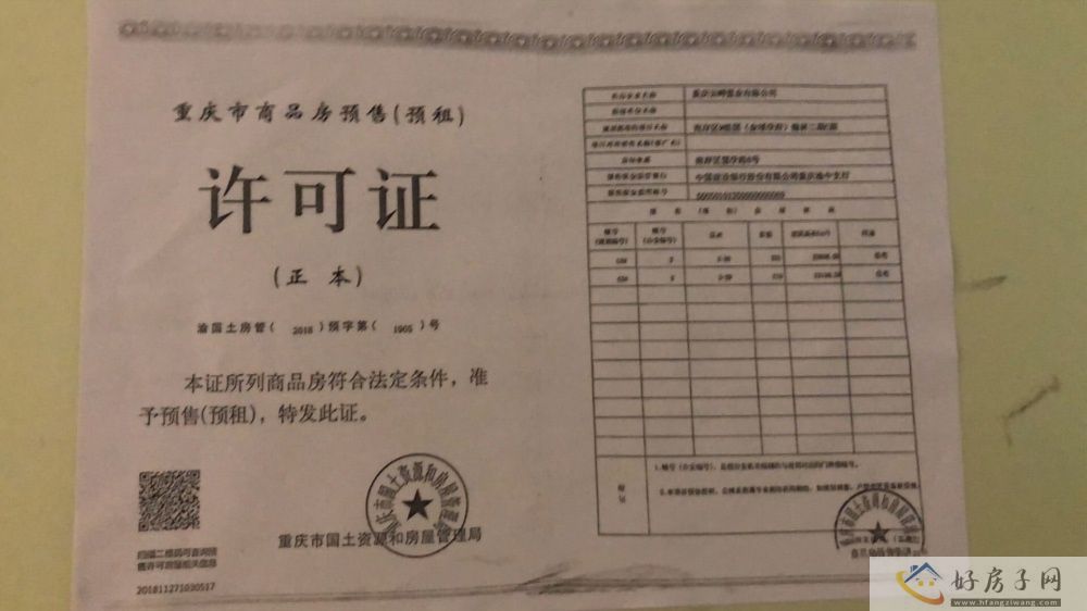 楼盘证照