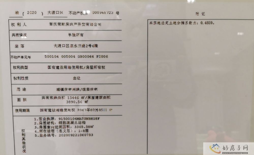 楼盘证照